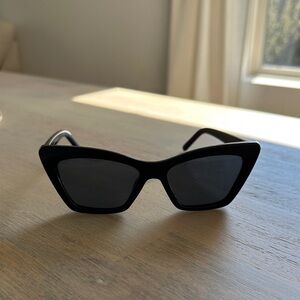 Sfera Square Cat Eye Black Sunglasse